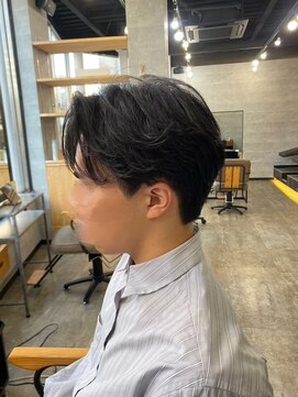 メンズカット バイ ソイクフ(メンズカット by SOY-KUFU) 20代30代40代◎マッシュショートセンターパート