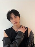 メンズハイライトレイヤーカットグレージュベージュショート
