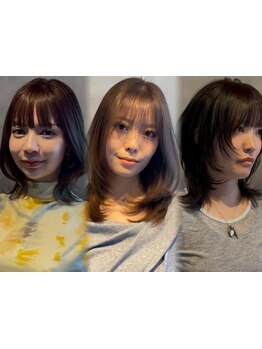 三宮で“顔周りの似合わせカット”なら。韓国レイヤー＆大人ウルフで小顔見せが叶うサロン。