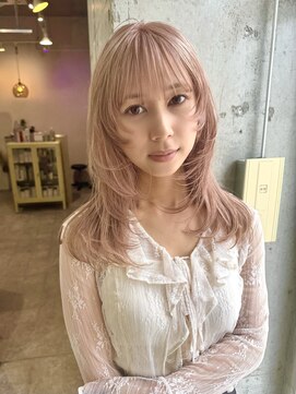 ラニヘアサロン(lani hair salon) ミルクティーベージュ/ブリーチ/ダブルカラー/レイヤーカット