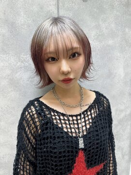 ノラ ウメダ(NORA UMEDA) 【chiaki】ルーツカラーy2kグランジデザインカラーハイトーン