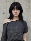 フェイスフレーミングネオウルフくびれボブウルフパーマミニボブ