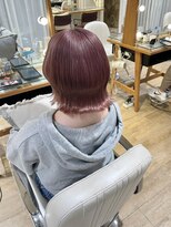 テトラ バイ ネオリーブ 横浜西口店(tetra by neolive) ピンクラベンダー ハイトーン ケアブリーチ ボブ横浜★
