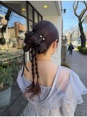 【ROMANO】カチモリリボンヘアセット