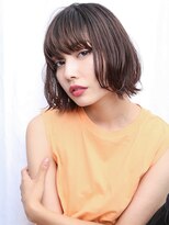 ユージュアル(THE USUAL) デジタルパーマミルクティーブロンドワンホンレイヤー夏 60