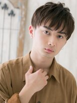 モッズヘアメン 名護大東店(mod's hair men)&nbsp;ダークアッシュ刈り上げスーツツーブロックマッシュl名護大東