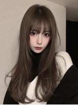 サロンドアイ(salon de i)&nbsp;くびれロングレイヤー × ダークショコラブラウン