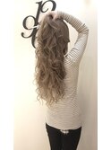 海外セレブ風☆3Dグレージュ×エクステグラデーションヘアー♪