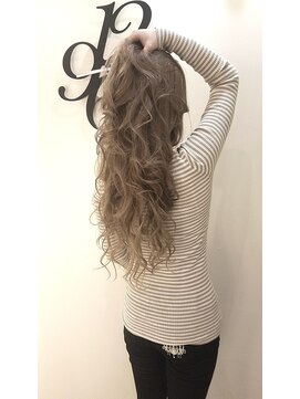 インプルーヴ アートスタイルヘアー(imProve Art style hair) 海外セレブ風☆3Dグレージュ×エクステグラデーションヘアー♪