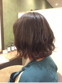 ゆる巻きグレージュカラー 瑞江