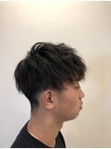メンズショートマッシュレイヤー