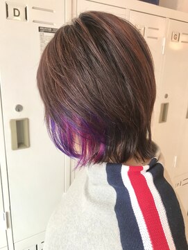 シファ(sifa) ソフトウルフ×お洒落インナーカラー