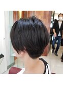 20代30代40代☆襟足すっきり/ショートボブ/暗髪/ダークカラー