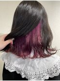 デザインカラー、インナーカラーパープル