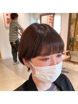 バッタ(Batta) マッシュショート×アッシュベージュ
