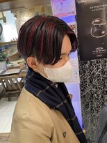 ヘアリゾートエーアイ 新宿西口店(hair resort Ai) メッシュセンターパート