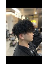 フランクスバーバーリザーブ 人形町店(FRANK’S BARBER RESERVE) ソフトスパイラル パーマ