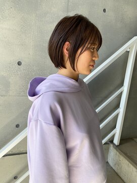 トト 船橋店(toto.) 黒髪/グレーベージュ/レイヤーロング/前髪パーマ[西船橋/津田沼]