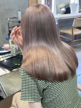 サンクプロジェクト(cinq PROJECT) ダブルカラーインナーカラーミルクティーベージュローライト韓国