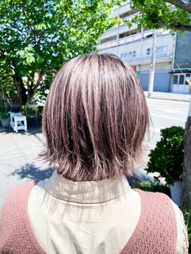 リコラックスビー(LICO LUXBE) ボブハイライト＿グレージュ