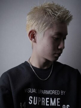 スキルセカンドハウス 天神(SKILL SECOND HOUSE) スパイキーショート 金髪 短髪