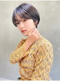 mowen 南堀江　グランマッシュ×ココアベージュ×暗めカラー