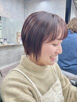 リミットバイアフィナー 大宮店(limit by Afinar) 外ハネショート丸みショートマッシュショートピンクラベンダー