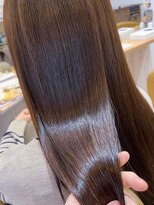 アンスリウム 吹田(Anthurium)&nbsp;髪質改善/デザインカラー/レイヤーカット/オリーブベージュ