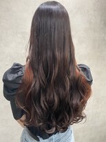 ルノン フィージュ(LUNON fieju)&nbsp;ブラウンベージュ/インナーカラー/オレンジ/Wカラー