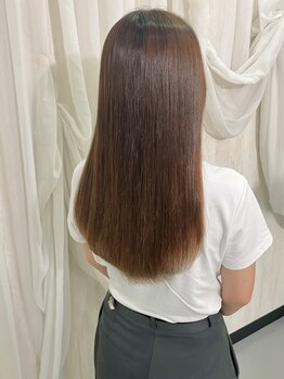 ココアボーテ(COCOA Beaute)の写真/髪に優しい薬剤で、ダメージレスに理想の髪質へ♪毛先までたっぷり潤った憧れの自然な艶ストレートに＊