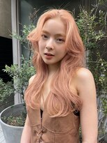 シーカ ニカイ(siika NIKAI)&nbsp;透け感ピンクベージュ　似合わせ前髪　韓国風巻き