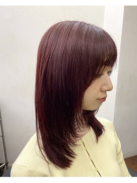 パドル(Paddle) ボルドーカラー/ラベンダーカラー/秋カラー/レイヤーカット