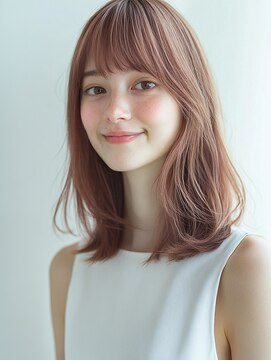 アルトリスト(Altruist Aging×HAIR&SPA) ☆イメチェンピンクベージュアンブレラカラー前髪クールショート