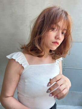 テイラー(Taylor) 【Taylor 大宮】ミルクティーベージュ×エアリー外はねボブ