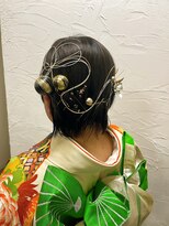 美容室 カノン(Kanon) ショートの水引きセット