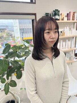 メロウ(mellow) レイヤーカット×ピンクブラウン