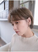 大人可愛いマッシュショートボブウルフカット30代40代50代60代