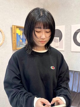 バートランド 白楽(Bertland) 島田/ウルフ フェイスレイヤー クラゲヘアー 白楽 髪質改善 大人