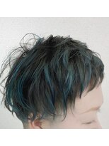 ヌ～&nbsp;ベリーショート＋ハイライトダブルカラー