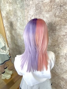 ゴリラビスケッツ(GORILLA BISCUITS) 夢かわツートン/ケアブリーチ/ダブルカラー/デザインカラー