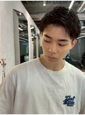 アップバング/ツーブロック/スパイキーショート/ブルーブラック2