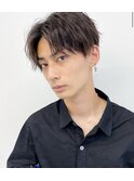 夏◎ビジネスOK！爽やかセンターパートニュアンスパーマ