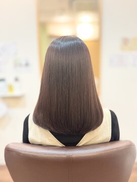 ヘアー グリーン(hair green) 髪質改善トリートメント/艶髪ロングヘア/ベージュブラウン