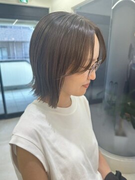 コンティロミー(CONTI ROMMY.) 大人可愛いくびれボブ髪質改善ナチュラルブラウン20代～50代