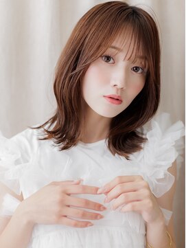 カバーヘア ブリス 戸田公園西口店(COVER HAIR bliss) ローズブラウンくびれヘア外ハネウルフカットY戸田公園20代30代