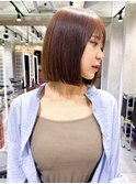 オリーブグレー/ショート/前髪/レイヤー/髪質改善/縮毛矯正/柏駅