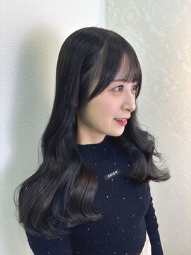エラ(Ella) dark grey×顔周りカット