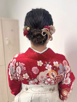 クルム(KURUMU) シニヨン/袴ヘア/卒業式ヘアセット