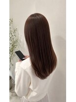 モック 蒲生四丁目店(moc) 女性らしいロングストレートスタイル