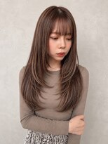 ルノン(LUNON)&nbsp;黒髪クラゲヘアーオリーブグレー小顔ココアベージュ